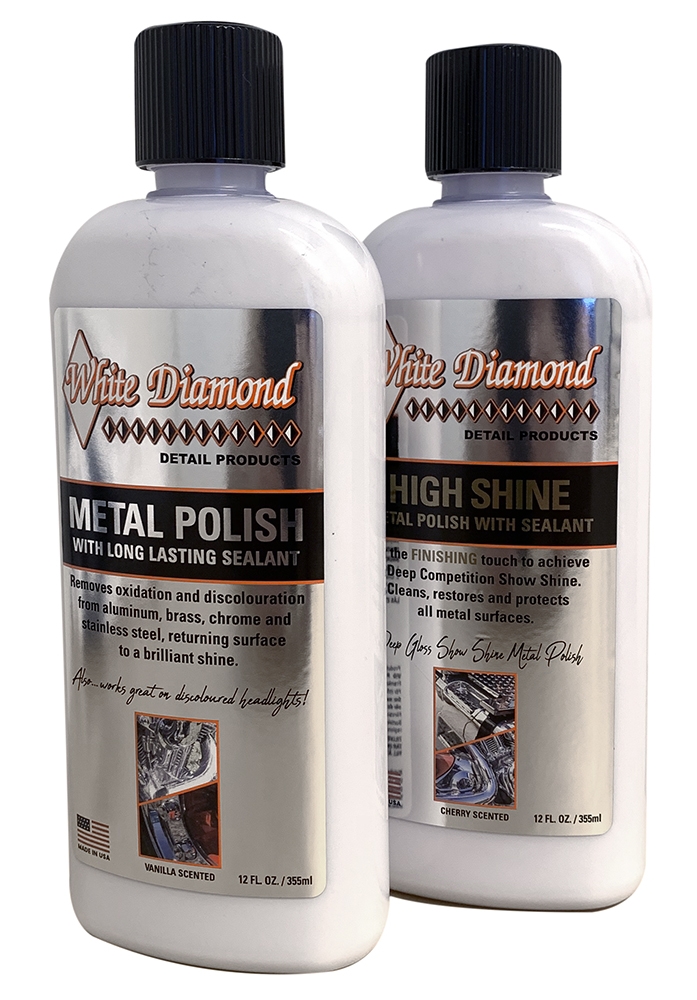 White Diamond Metal Polish with Long Lasting Sealant